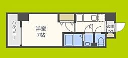ジュネス高津公園 1Kの間取図画像