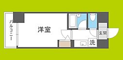 エスリード大阪城北 1Kの間取図画像