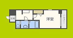 ジュネーゼグラン南堀江 1Kの間取図画像