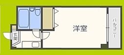 ロイヤル巽 1Kの間取図画像