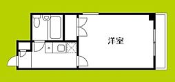 マンハッタンヒルズ 1Kの間取図画像