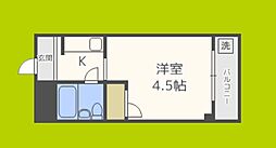 メゾン・ド・シュルヴィー ワンルームの間取図画像