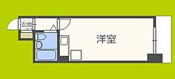 マイルド新大阪レジデンス3号館 ワンルームの間取図画像