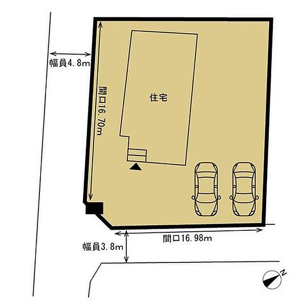 【リフォーム済】外壁、屋根、基礎塗装しました。駐車場も拡張し2台並列駐車できます。