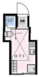 Mansarde南大塚 ワンルームの間取図画像