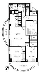 間取図画像 3LDK