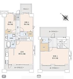 間取図画像 3LDK