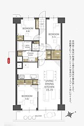 間取図画像 3LDK