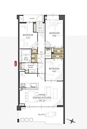 間取図画像 3LDK