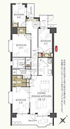 間取図画像 4LDK