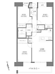 間取図画像 3LDK
