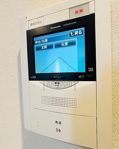 TVモニター付きインターホン