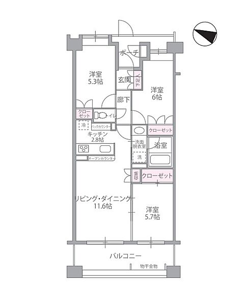 間取り：312001330117