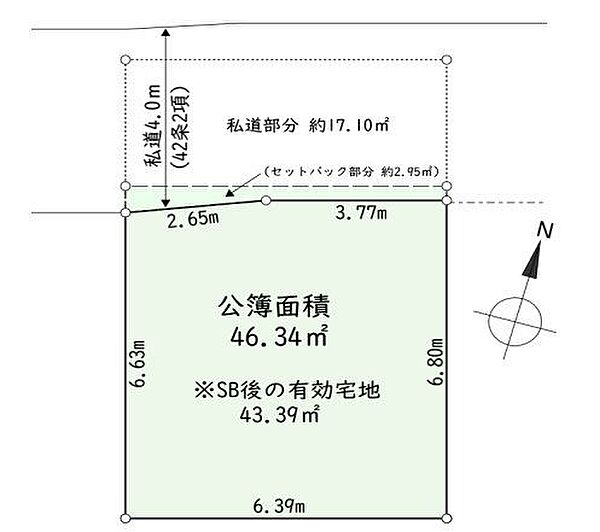 形が綺麗な土地ですので理想の間取りを実現可能♪