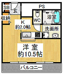 学園西カレッジハイツ 6階