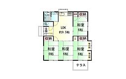 中田町字前沖 4LDKの間取り