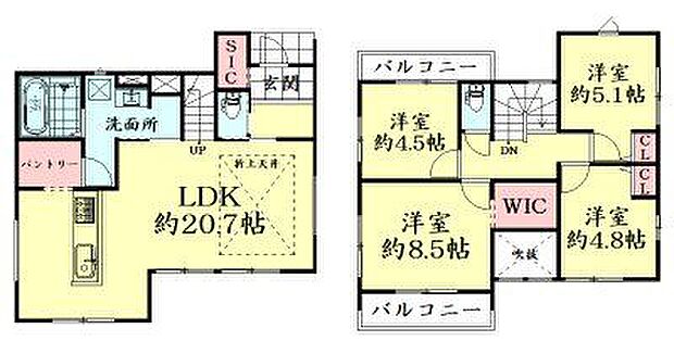 間取図（平面図）