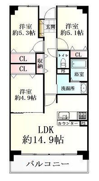 間取り：304000352438