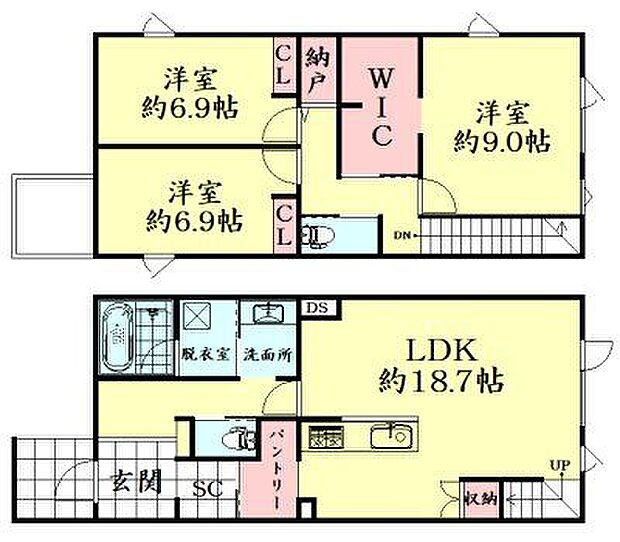 間取図（平面図）