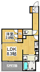 間取図画像 1LDK