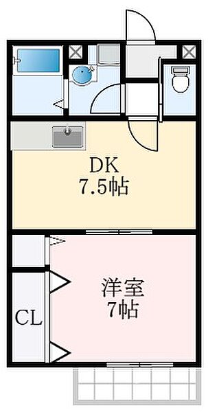 大阪府堺市中区深井東町(賃貸アパート1DK・2階・35.19㎡)の写真 その2
