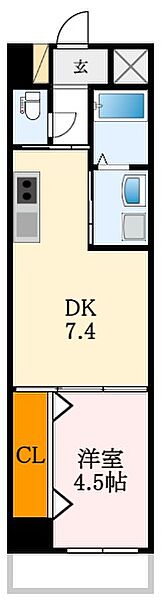 大阪府堺市中区深井沢町(賃貸マンション1DK・6階・30.04㎡)の写真 その2