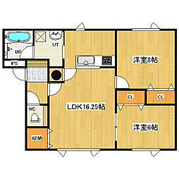 ラテールD 2階/-