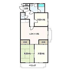 物件の間取り