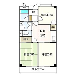 Linpia21 3DKの間取図画像