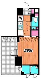 京王線 笹塚駅 徒歩5分の賃貸マンション 7階1Kの間取り
