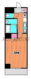 JR山手線 新宿駅 徒歩2分の賃貸マンション 5階1Kの間取り