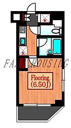 京王線 初台駅 徒歩5分の賃貸マンション 3階1Kの間取り