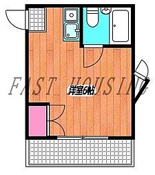 メゾン・ド・エテール ワンルームの間取図画像