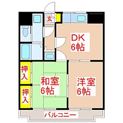 間取図画像 2DK