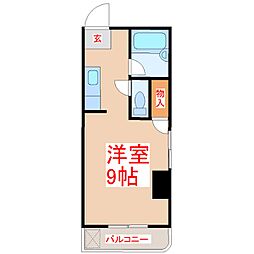 エース平之町 ワンルームの間取図画像