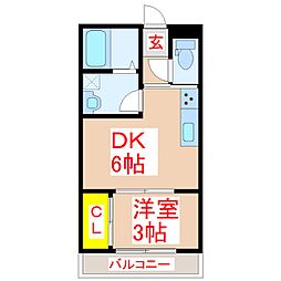 間取図画像 1DK