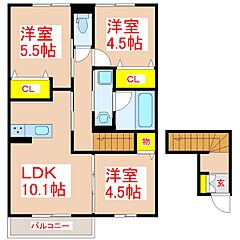 物件の間取り
