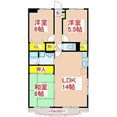 物件の間取り