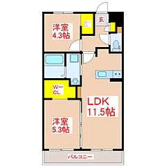 物件の間取り
