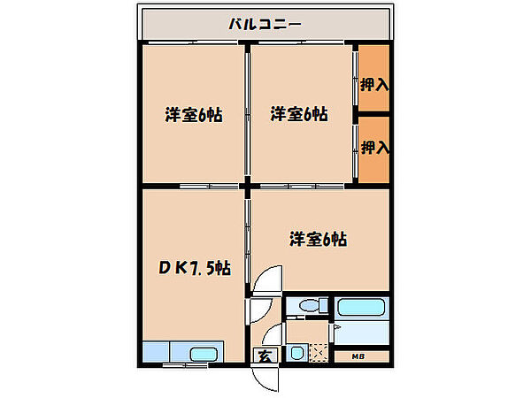 同じ建物の物件間取り写真 - ID:246005387170