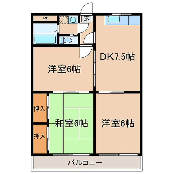 同じ建物の物件間取り写真 - ID:246005448063