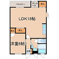 物件の間取り