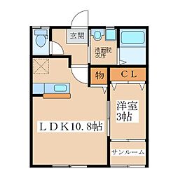 カーサ・コリーナ 2階