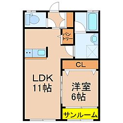 メイツ笠之原 C棟 1階