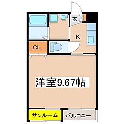 サンハイツ岡崎 K 1階