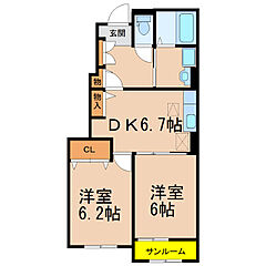 物件の間取り
