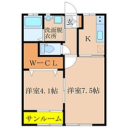 カーサ・ブラック 1階/-