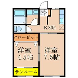 サンタルチア B棟 2階