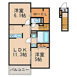 フレーズ有明 A棟 2階/-