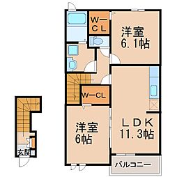 ガルテン・ゼガル II 2階